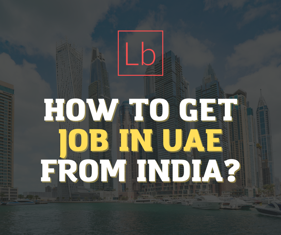 How to get job in UAE from India?